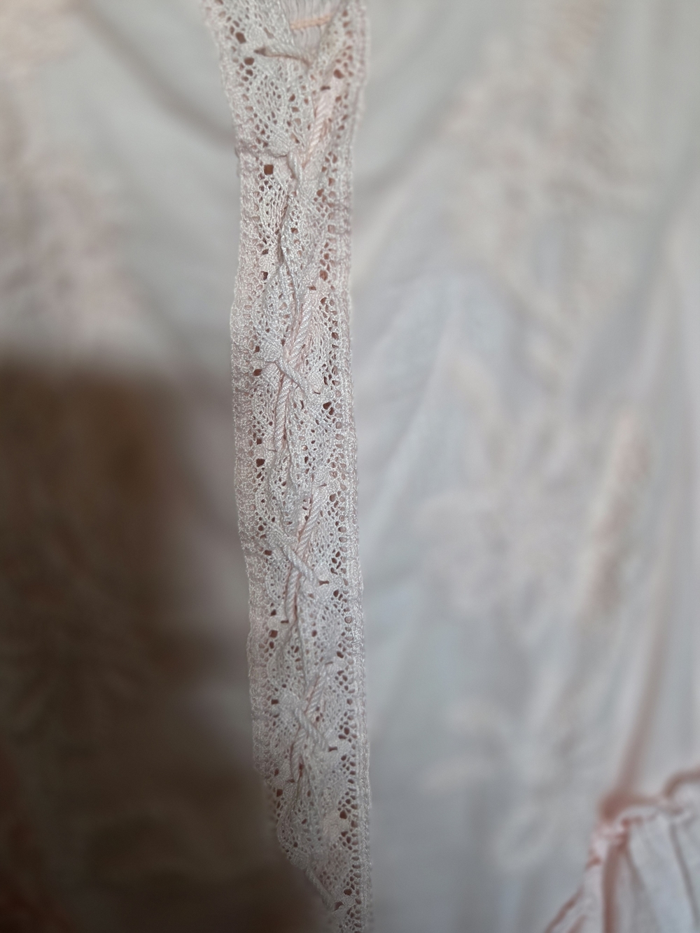 Women's Pink Ruffled Maxi Dress - Picture 3 of 7